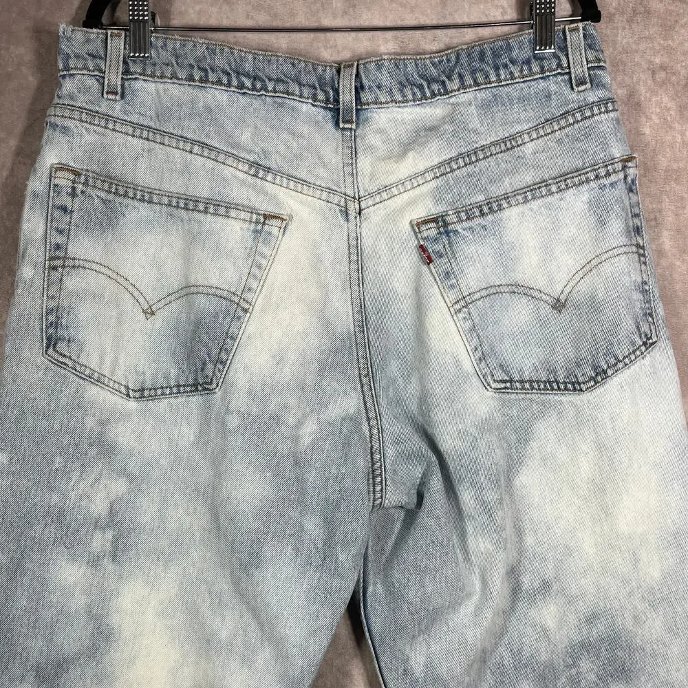 Vintage Levi's 550 Jeans Mens 38X30 Blue Acid Wash Denim Tapered Relaxed Fit 90s